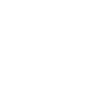 White icon of three neatly folded towels with sparkle symbols, indicating cleanliness or freshness, on a light background.
